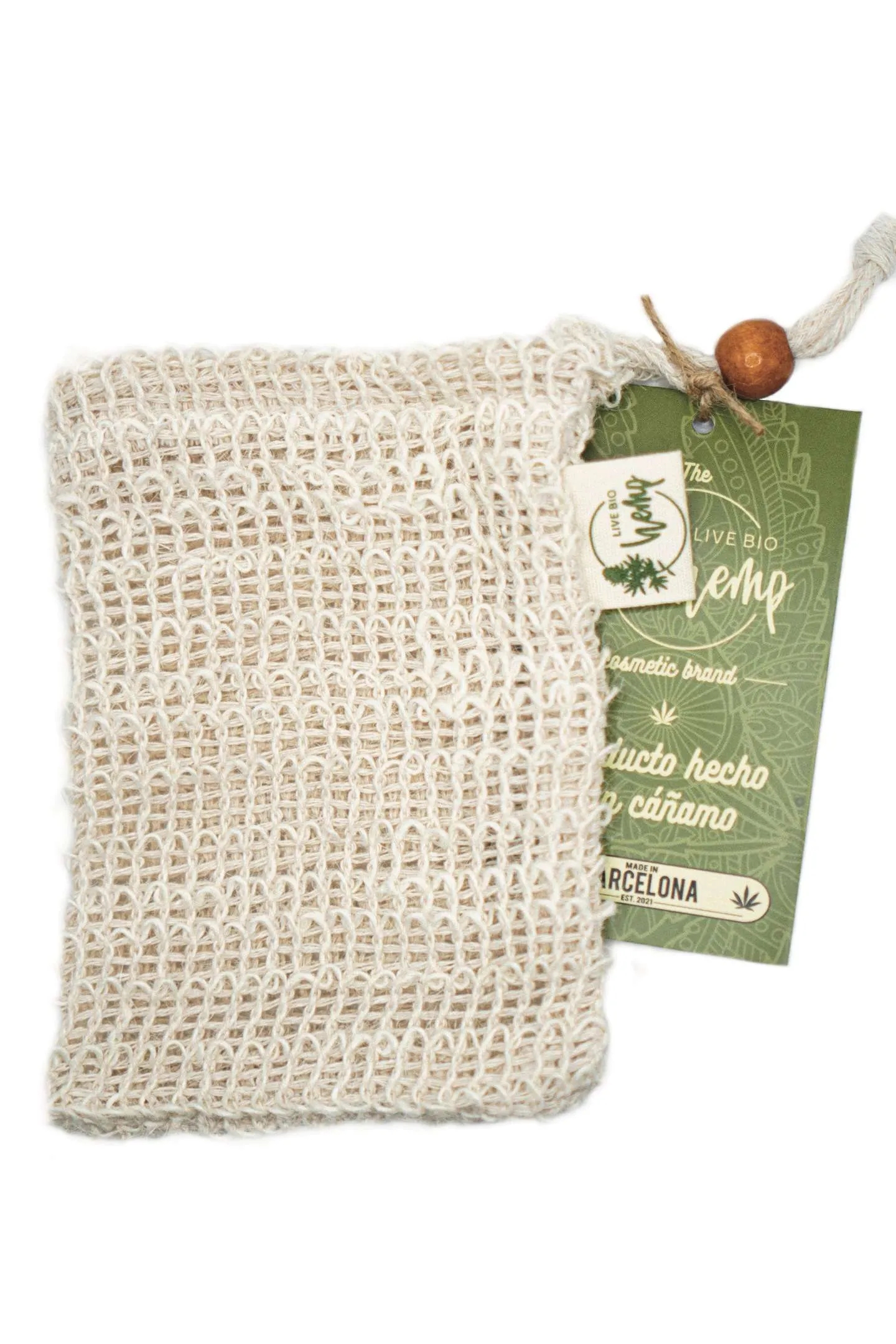 Bolsa esponja jabón sólido