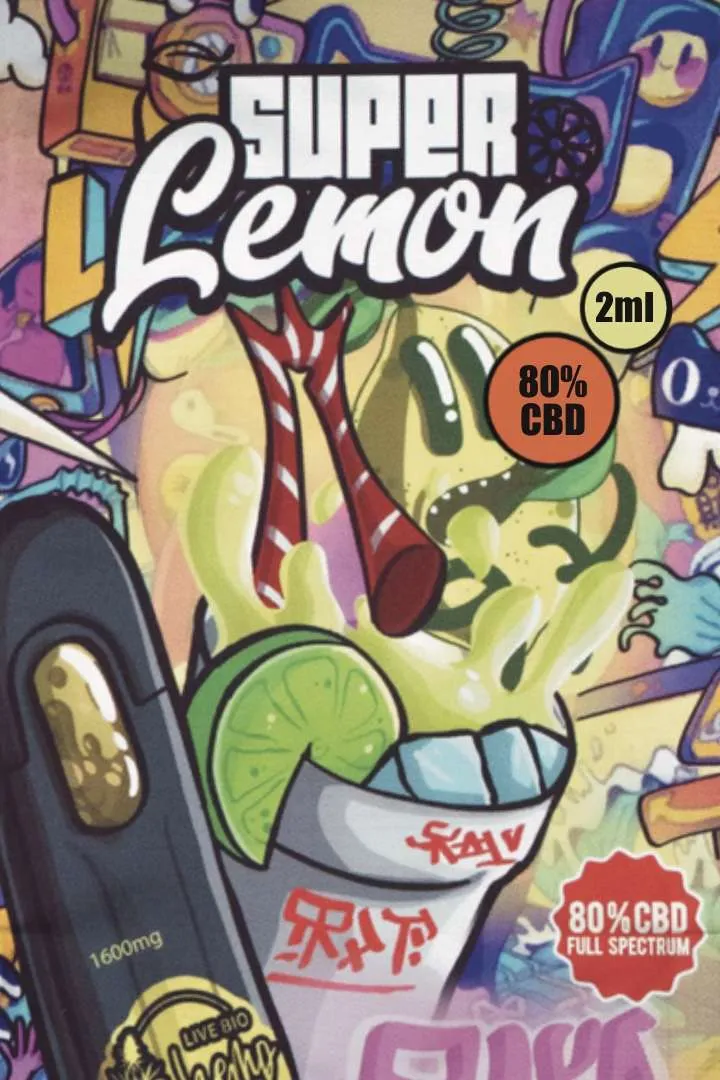 Vaper Super Lemon 80% CBD - 2ml