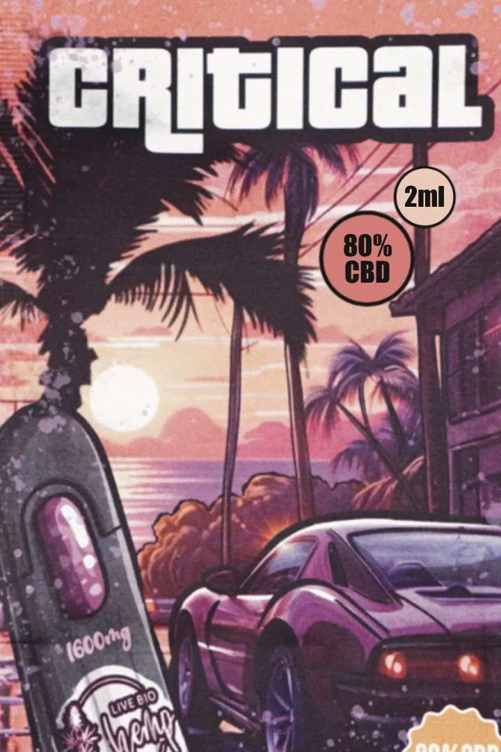 Vaper Critical 80% CBD - 2ml